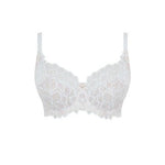 Panache Allure Full Cup Bra Ivory, detailed product shot of elegant ivory lace full cup bra for larger busts.