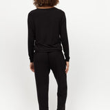 Parker Modal Slouch PJ Set Black