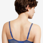 Back view of Passionata Maddie Half Cup Bra with striped tulle detail – The Foundation
