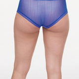 Back view of Passionata Maddie Shorty Brief with striped sheer tulle – The Foundation