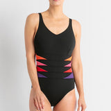Rozella Triangle Splice Tank One Piece Black