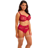Portia Underwire Balconette Bra Red