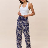Cheri Blossom Ecovero Long Pjyama Pant Navy