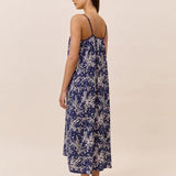 Cheri Blossom Ecovero Strappy Maxi Nightie Navy