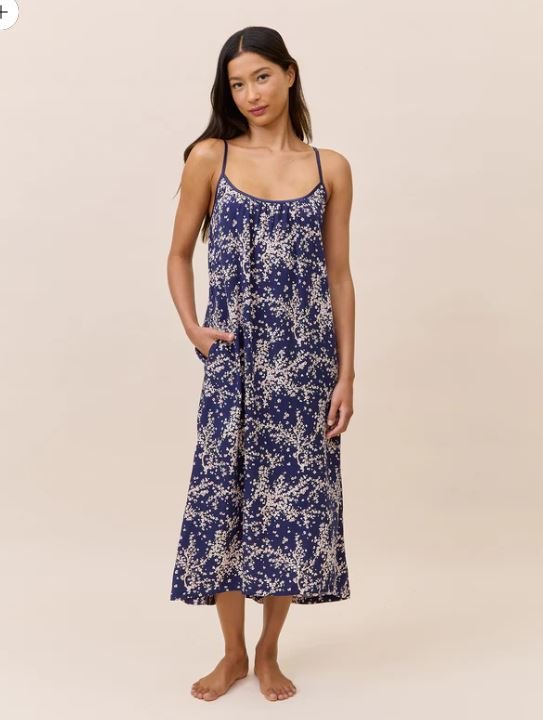 Papinelle Cheri Blossom Ecovero Strappy Maxi Nightie Papinelle