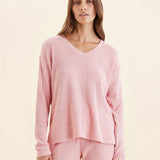 Supersoft Waffle Lounge Set Strawberry