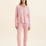Supersoft Waffle Lounge Set Strawberry