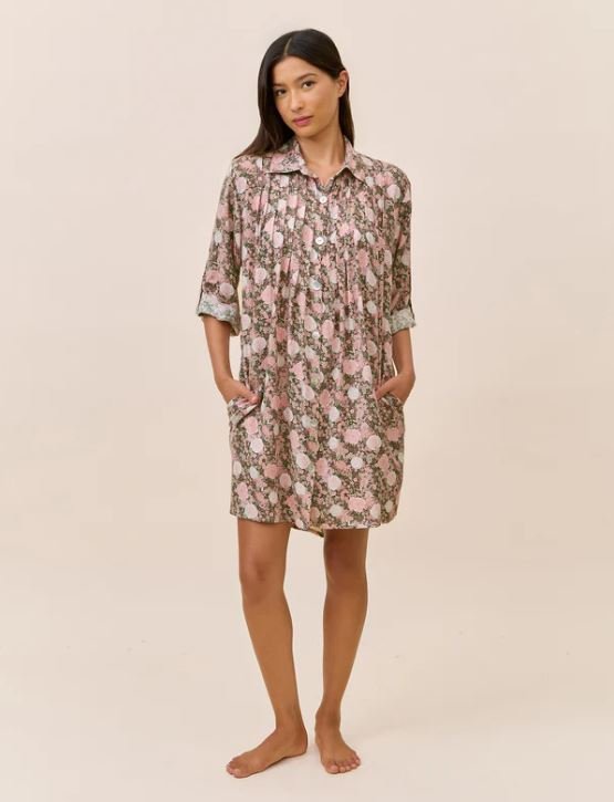 Soft Cotton Blend cosy nightie nightshirt flannel brushed cotton