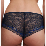 Close-up of back lace design and scalloped edges of the Passionata Pila Shorty Brief, highlighting delicate French craftsmanship.