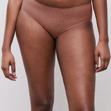 Soft Stretch Hipster Brief Pink Leo Shimmer