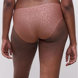 Soft Stretch Hipster Brief Pink Leo Shimmer