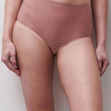 Soft Stretch Full Brief Pink Leo Shimmer