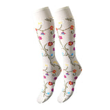 Platino Patterned Knee Highs