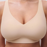 Soft Stretch Power Plunging Bra Golden Beige