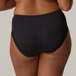Back view of Prima Donna San Angel Full Brief Peacock Feather, showing soft stretch rear and full coverage, available at The Foundation.
