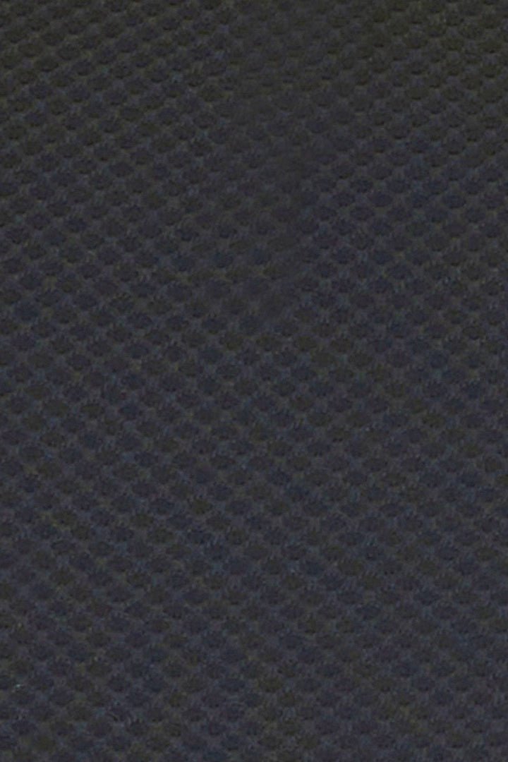 Dark textured pattern fabric in cacao colour soft black Rococco by Baku
