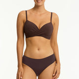 Essentials Edit Mid Bikini Pant Cocoa