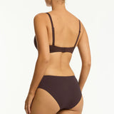 Essentials Edit Mid Bikini Pant Cocoa