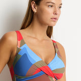 Santora Cross Front Multifit One Piece Blue