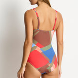 Santora Cross Front Multifit One Piece Blue