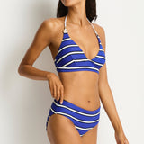 Voyage Longline Halter Top Amalfi Blue