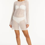 Surf Mesh Cover Up White