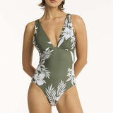 Aloha Longline Tri One Piece Khaki