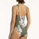 Aloha Longline Tri One Piece Khaki
