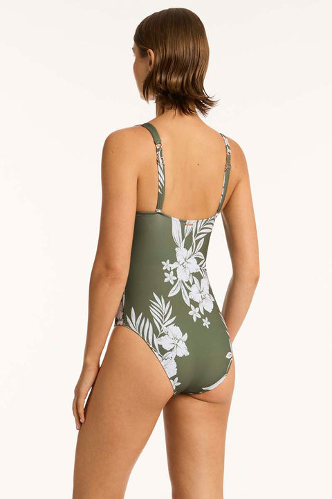 Aloha Longline Tri One Piece Khaki