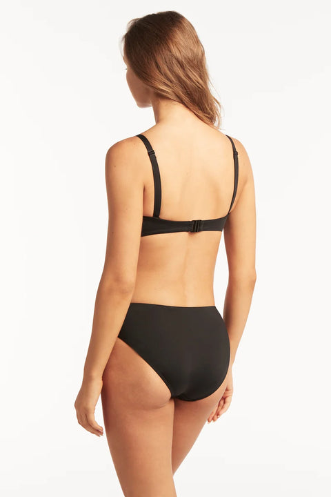 Essentials Mid Bikini Pant Black