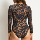 Savanna Long Sleeved Surf Suit Chocolate