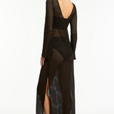 India Hicks Lace Cover Up Dress Black