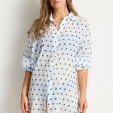 Dottie Cruise Shirt Denim Blue / White