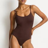 Mythos Scoop Neck One Piece Cocoa