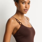 Mythos Scoop Neck One Piece Cocoa