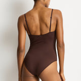 Mythos Scoop Neck One Piece Cocoa