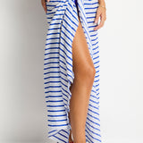 Vacay Long Sarong Blue