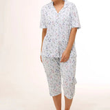 Meadow PJ Set Cotton Jersey Blue