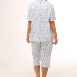Meadow PJ Set Cotton Jersey Blue