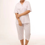 Ditsy Revere PJ Set Poly Cotton Pink