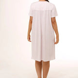 Ditsy Short Sleeve Nightie Pink