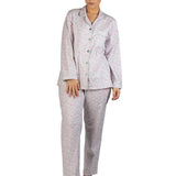 Rose Revere Flannel Pyjama Set Ivory