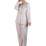 Rose Revere Flannel Pyjama Set Ivory