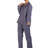 Rose Revere Flannel PJ Set Navy