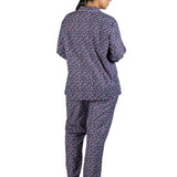 Rose Revere Flannel PJ Set Navy