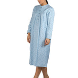 Paisley Flannel Mid Nightie Blue