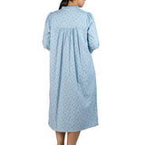 Paisley Flannel Mid Nightie Blue