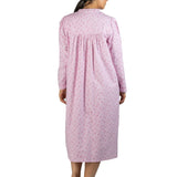 Paisley Flannel Mid Nightie Pink
