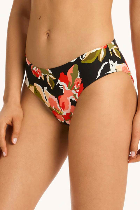 Juniper Mid Bikini Pant Black