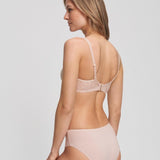 Nizza Wirefree Soft Moulded Cotton Bra Sand